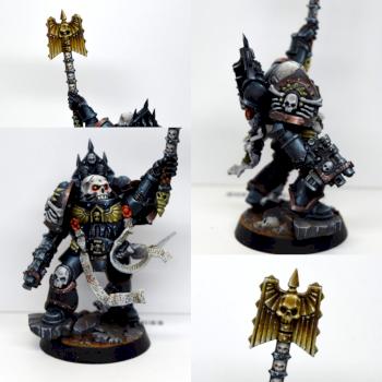 Warhammer Space Marine Chaplain by Scarlet&amp;Sable