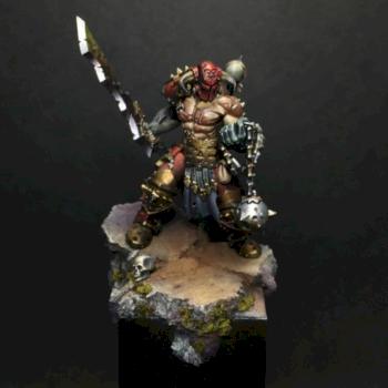 Slaughterpriest of Khorne by Soren88