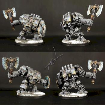 Space Wolves Venerable Dreadnought by Horlunov