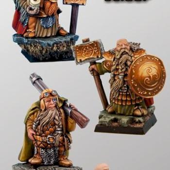 Dwarves Lords Scibor Monstrous Miniatures 28mm / 30mm by Scibor