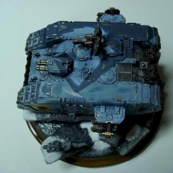 Space Wolves Land Raider Crusader by Koumoutsas