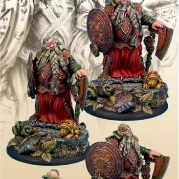 Onufry the Ribald Dwarf Lord 54mm by Scibor