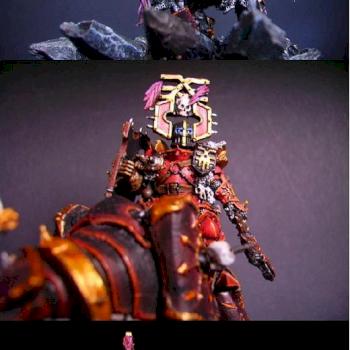 Chaos Khorne Lord on Juggernault by ngminwei
