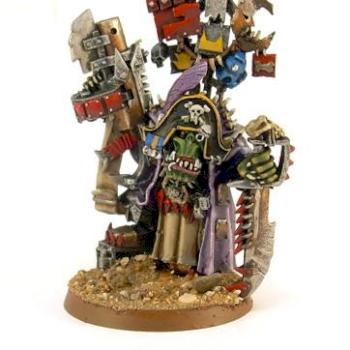 Ork Kaptin Badrukk by darkstudios