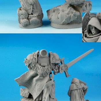 28mm / 30mm SF Templar Knight conversion / sculpture by Scibor