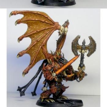 Angron, Daemon Primarch of the World Eaters commission by Hellric