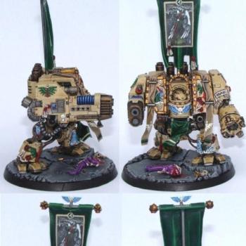 Dark Angels Deathwing Dreadnought by animus malorum