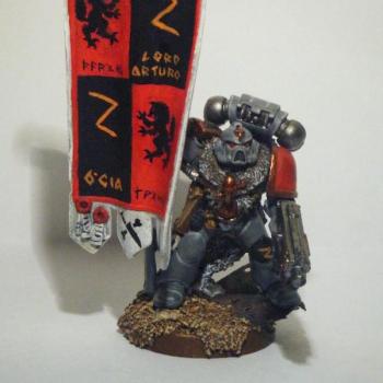 Standardbearer and Wolf Guard Hygwydd by lordprincipe