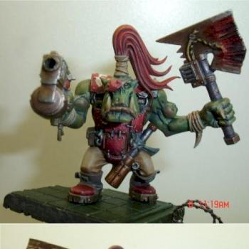 Ork Nob by brushwrecker