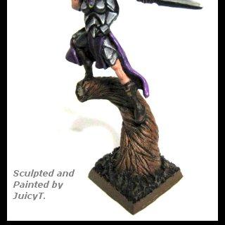 Elven Blademistress (Another angle) by juicytomatoes