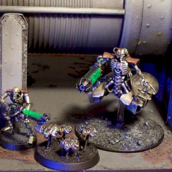 necron destroyer and friends by nivik333