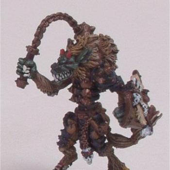 Demonic Gnoll Adept. by Neomorte