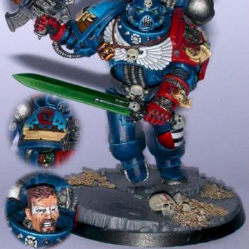 Brother Bellephron, Crimson Fists by Avicenna