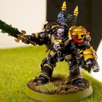 Converted Black Legion Chaos Lord by thecheesefactory