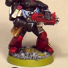 Flesh Eaters tactical marine by Chaplain Desmodus