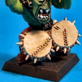 Orc Drummer by miniaturesnscale