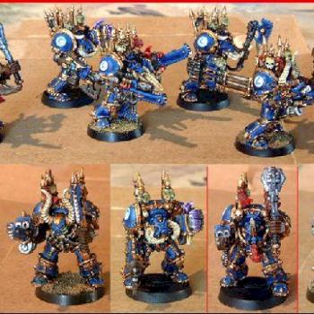 Thousand Sons terminator squad by nothing