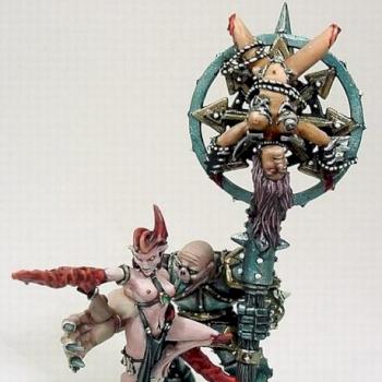 Slaanesh standar bearer by Wolfbane