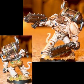 Plague Marine by BazilGreyson