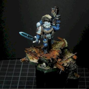 Ultramarine Honour Guard by jarhead