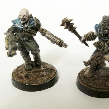 Chaos Cultist / INQ 28 ganger: Temple of the Lizard gangers by tomcra