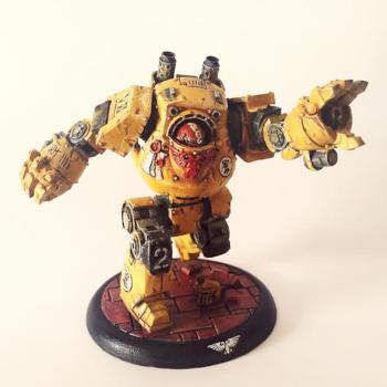 Imperial Fists Legion VII Contemptor Pattern Dreadnought by Nuagegraphics