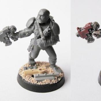 Daemonhunter / Inquisitorial henchman / Imperial Guardsman by tomcra