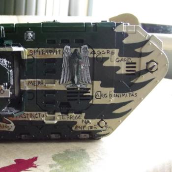 dark angels ,Belials land raider. by LEEDOGG