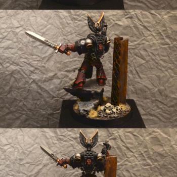 Space Marine Flesh Tearer Champion by 400LB.Gorilla