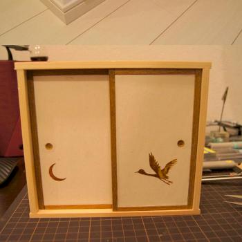 Japanese Fusuma style door Power outlet covers by toriuzura