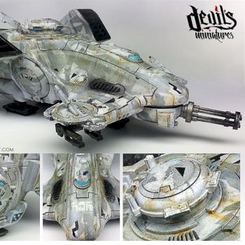 TAU Devilfish in urban winter camo by Frost Devil