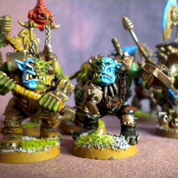 Nobz and Big Mekk by geb