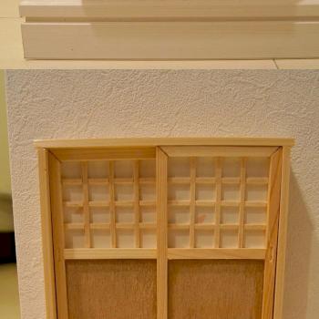 Japanese Shoji style door Power outlet covers 2 by toriuzura