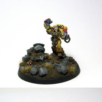 Imperial Fist Captain by Bear