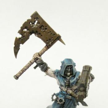 Chaos Cultist / INQ 28 ganger: Temple of the Lizard Apostate preacher by tomcra