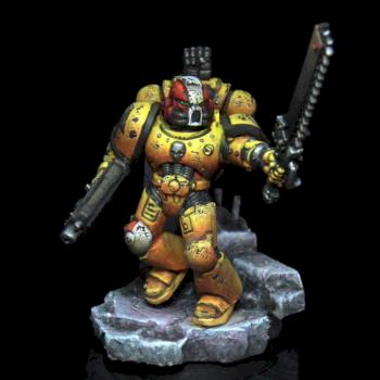 Imperial Fist Veteran Sergeant by AkhRa