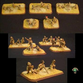 Italian Bersaglieri mortar platoon by Juanbususto