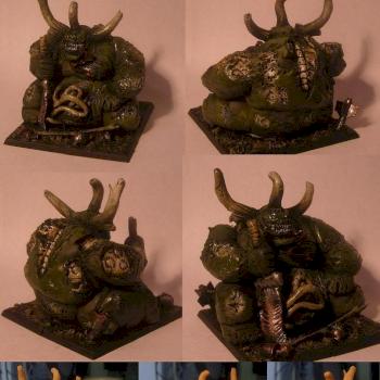 Scratch-sculpted Great Unclean One by Chosen