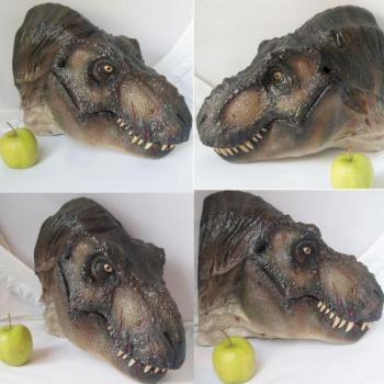 1/5 scale t-rex bust by miniatureheaven