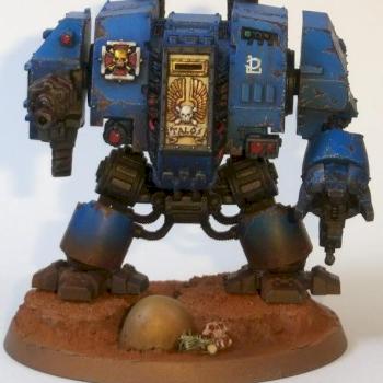 Ultramarines Dreadnought by Sostratos