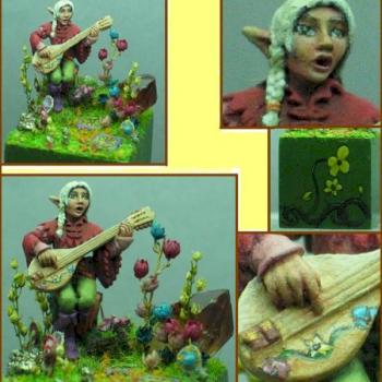 Reaper Elf in Garden by ShelleyinColorado