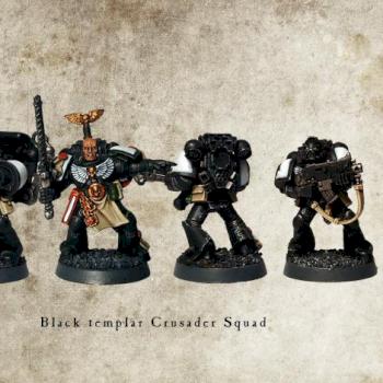 Black Templar Crusader Squad by jonnyrawkus