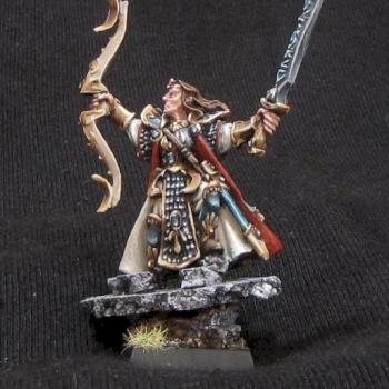 High Elf Hero Alith Anar by WhiteRavenFactory