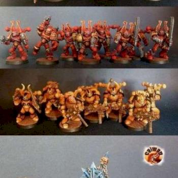 chaos space marine army by caiman