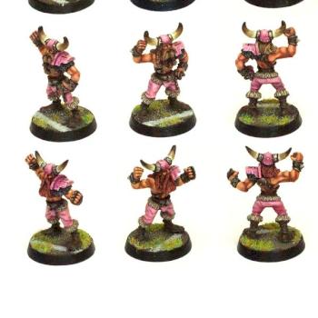 Pink Norse Bloodbowl Team by winterdyne