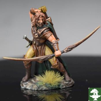 D&D Ranger with bow by TerrainForge