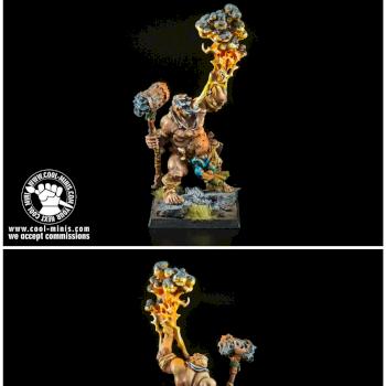 Warhammer Fantasy Battles or Age of Sigmar, Ogre Kingdoms - Slaughter Master Firebelly by cool-minis.com