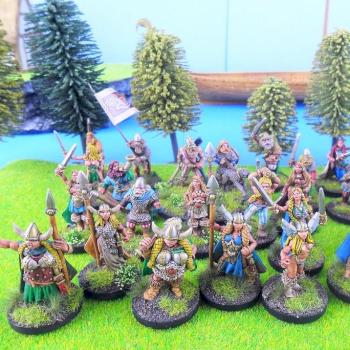 28mm Foundry Viking Valkyrie Warband suit Saga etc.. by avalonindustries2040