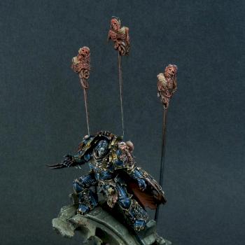 Konrad Curze, Primarch of the Night Lords (display) by samson