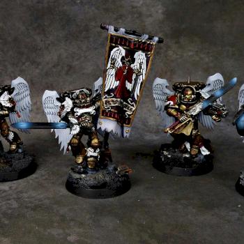 Blood Angels Sanguinary Guard by Awaken Realms